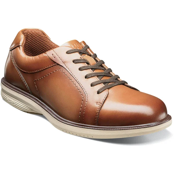 Men's Nunn Bush Mayfield St. Lace to Toe Oxford, Size: 14, Brown