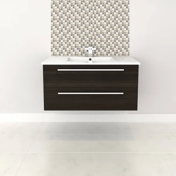 Cutler Kitchen & Bath Silhouette 36 in. Wall Hung Bathroom Vanity - Dark Chocolate
