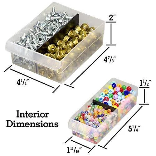 Akro-Mils 44 Drawer 10144REDBLK - Plastic Parts Storage Hardware and Craft Cabine