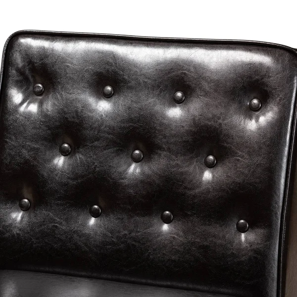Baxton Studio Riordan Mid-Century Modern Dark Brown Faux Leather Upholstered and Walnut Brown Finished Wood Dining Chair
