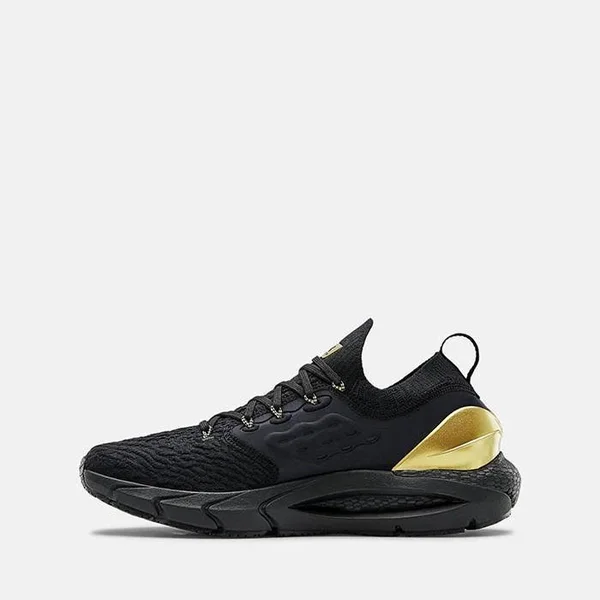 Under Armour Men's HOVR Phantom 2 Metallic Running Shoes - Black - 7