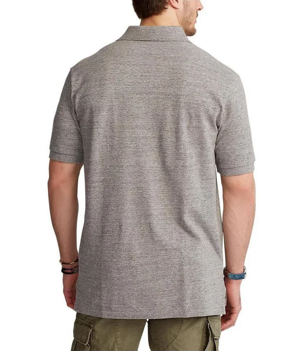 Polo Ralph Lauren Big Tall Classic-Fit Short-Sleeve Cotton Mesh Polo Shirt - Mens, 2XT, Delta Blue
