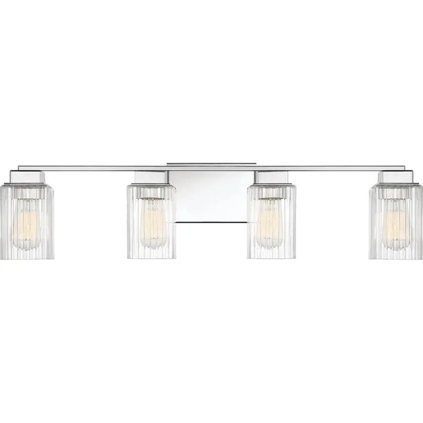 Quoizel Lighting Dan8632ws Danson Bath 4 Light Weathered Brass