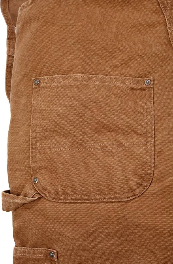 Carhartt R06 Unlined Sandstone Bib Overall - Brown - 40x34