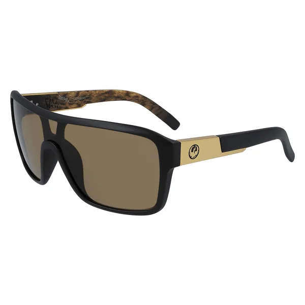Sunglasses Dragon Dr Remix LL 019 Matte BLACK/LYNXX/LL Brown