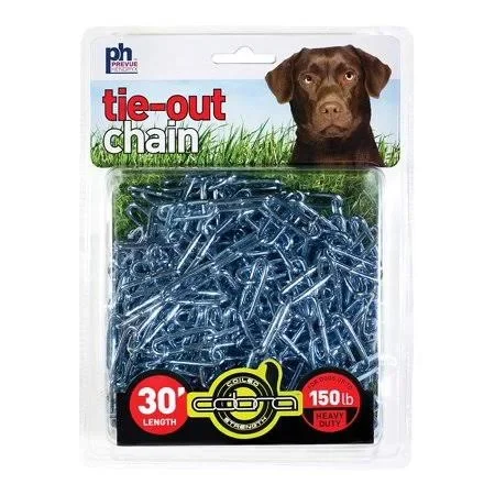 2126 Heavy-Duty 30& Tie-Out Chain, Heavy Duty for Dogs Up to 150 lbs by Prevue Pet Products