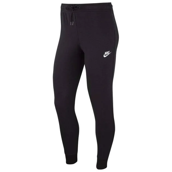 Nike Womens Essential Pant Tight Fleece Black/White Size Xs