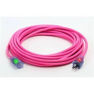 Century D17445100 100& 12/3 SJTW Pro Glo Extension Cord - Pink