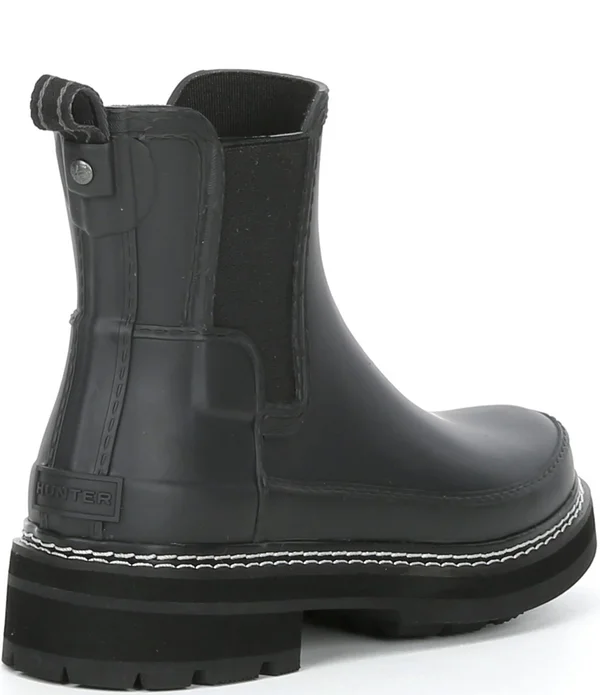 Hunter Women's Refined Stitch Detail Chelsea Boots - Black - UK 5
