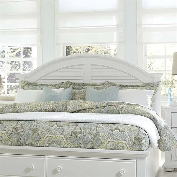 Bowery Hill Queen Panel Headboard in Oyster White - BH-1636795