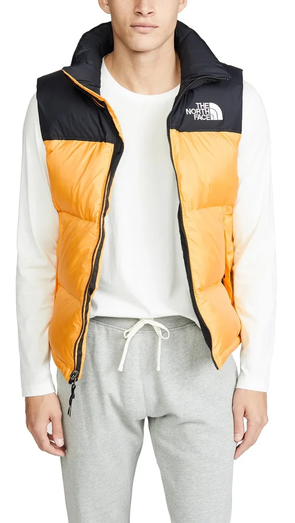 The North Face Men's 1996 Retro Nuptse Vest Yellow XL