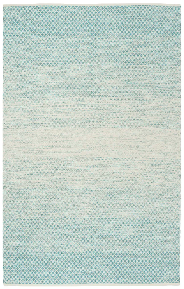 Safavieh Montauk MTK601E Turquoise - Ivory 4& x 6& Area Rug