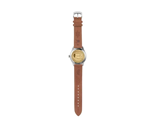 Timex American Documents 41mm Leather Strap Watch