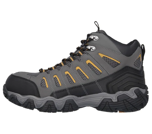 Skechers Men's Work Blais Bixford Steel Toe Boot - Dark Gray