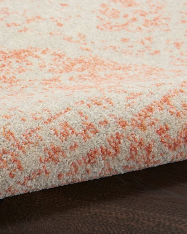 Nourison Tranquil TRA11 Area Rug, Ivory/Pink, 4& x 6&