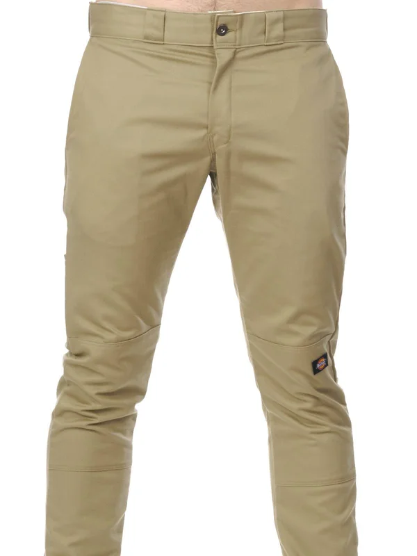 Dickies Men's Skinny Straight Fit Double Knee Work Pants