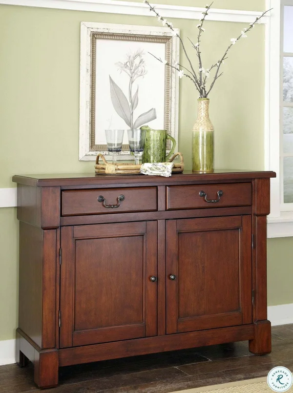 Home Styles 5520-61 36x22 Aspen Buffet - Rustic Cherry