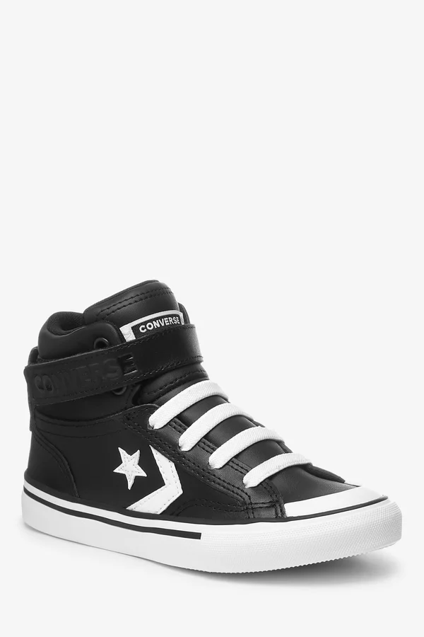 Converse Pro Blaze Strap High-Top Sneaker - Kids& - Boy's - Black