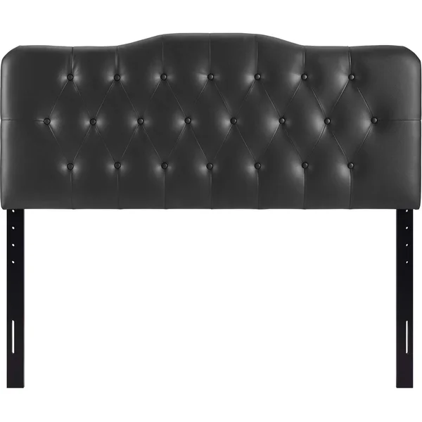 Modway Annabel Queen Vinyl Headboard, White