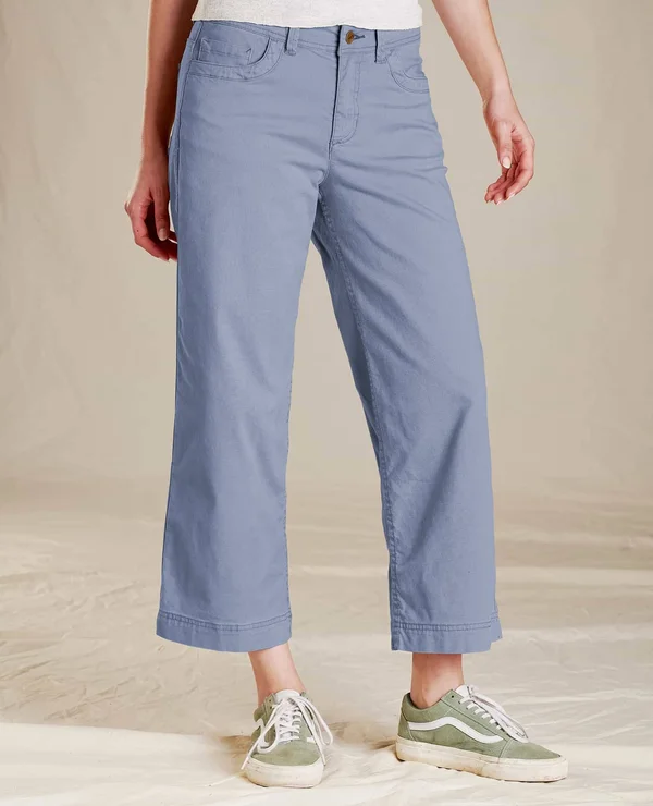 Toad & Co Women's Earthworks Wide Leg Pant - 6 - Starfish