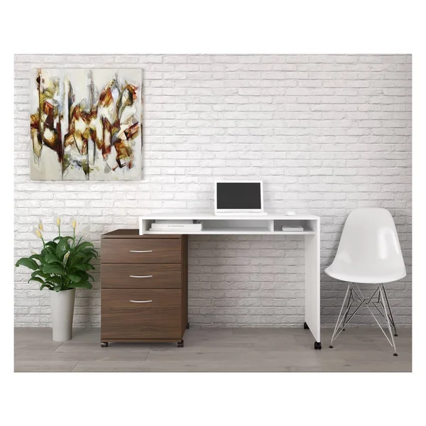 Nexera 395 Essentials Reversible Desk PANEL, White