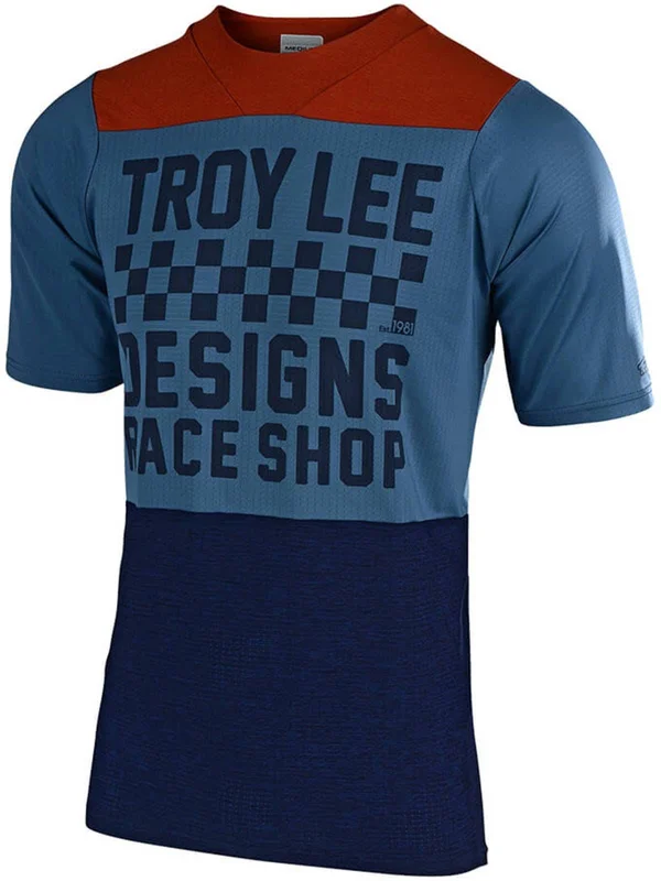 Troy Lee Designs Skyline Air Jersey - Men's Checkers Heather/Clay, S