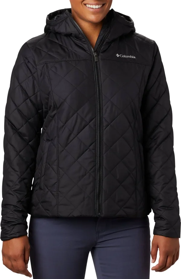 Columbia Women's Plus Size Copper Crest Hooded Jacket - Black - 1x