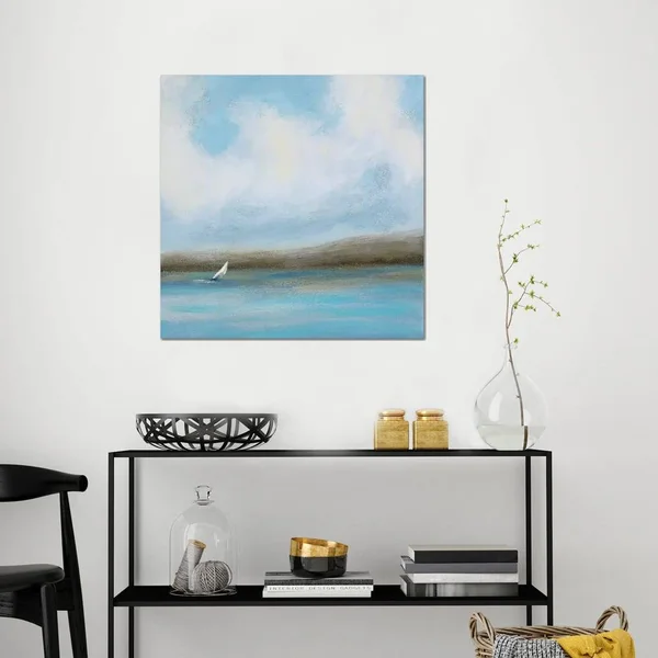 Rita Vindedzis Canvas Art Prints - Sailing Day II ( scenic & landscapes > Ocean art)