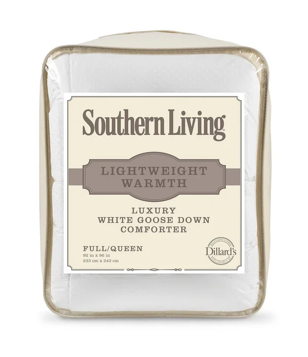 Southern Living Lightweight Warmth Down Comforter Duvet Insert - Full/Queen
