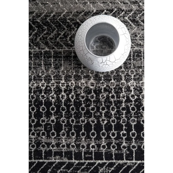 nuLOOM Nova Stripes Area Rug - Size: 8& Square, Gray