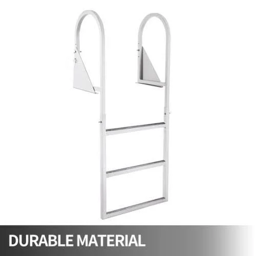 VEVOR, LT2-3B-3470000001V0, Boat Ladder, 3 Step Pontoon, 21.5" x 1.2"
