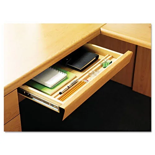 HON Laminate Angled Center Drawer - 22W x 15 3/8d x 2 1/2h, Cognac