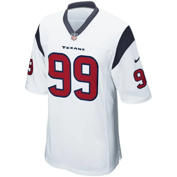 Nike Jj Watt Houston Texans Youth White Game Jersey Size: Large