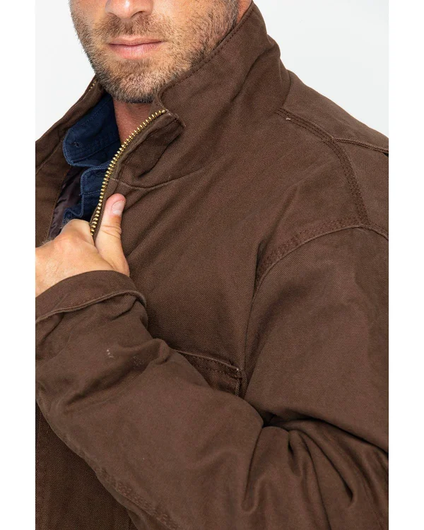 Berne Flex180 Washed Chore Coat - Bark - 3XL - Regular