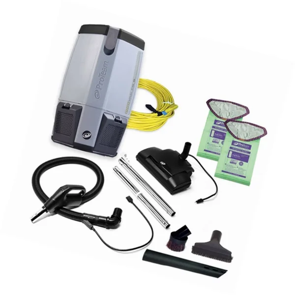 ProTeam ProVac 6 Backpack Vacuum - HEPA/ /Micro Filter/Foam Filter