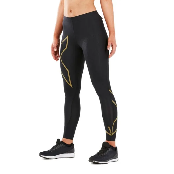 2XU Women's MCS Run Compression Tights Large Black/Gold