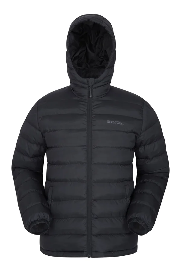 Mountain Warehouse Seasons Mens Insulated Jacket - Black - Size L