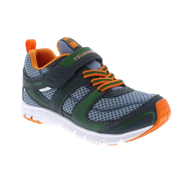 Tsukihoshi Kids Velocity (Toddler/Little Kid) Boys Shoes Charcoal/Sea : 9.5 Toddler M