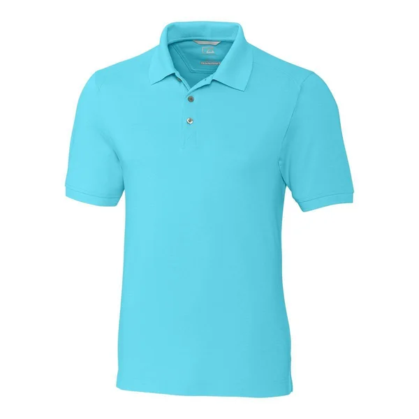 Men's Big & Tall Cutter & Buck Advantage Golf Polo, Size 3XB - Blue