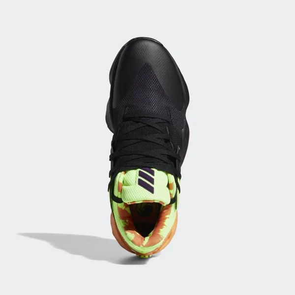 Adidas Harden Vol. 4 Core Black/Amber Tint-Glory Purple FV4713 Men's - 10.5