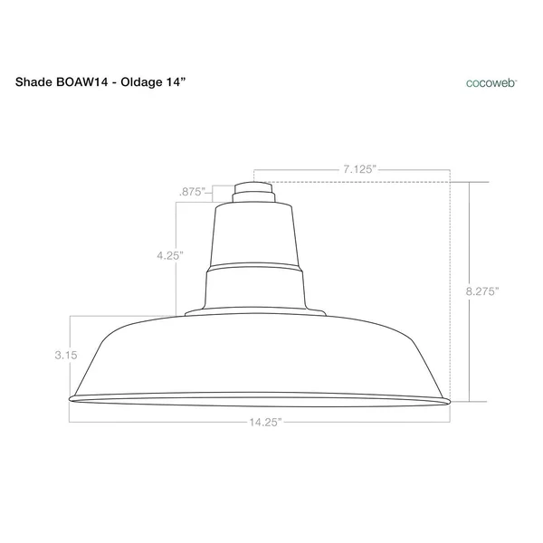 Cocoweb Oldage LED Pendant Finish: Matte Black/Black - Size: 48x22 H x 14x22 W x 14x22 D