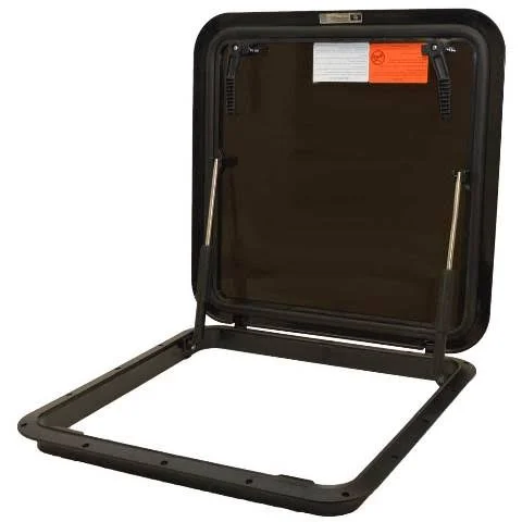 Bomar Boat Escape Hatch G995-1100, Low Profile 20 x 20 inch Black