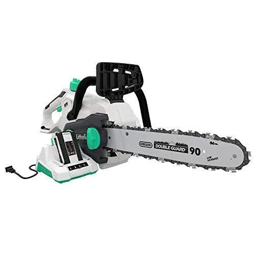 Litheli 40V Cordless Chainsaw 14 Inches with Brushless Motor, 2.5Ah Battery and Charger