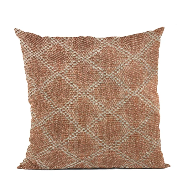 Plutus 20x22 x 20x22 Diamond Luxury Throw Pillow in Brown