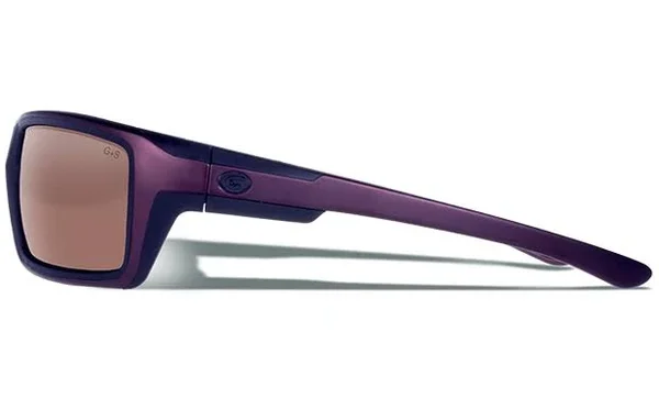 Gargoyles Khyber Polarized Sunglasses (Matte Dark Red/Brown/Silver)