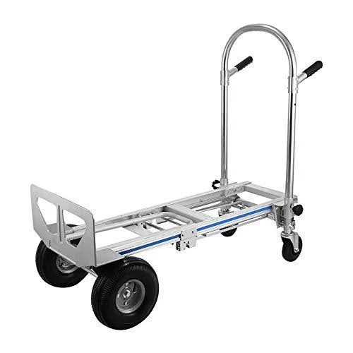 SHZOND Hand Truck 3 in 1 Convertible Hand Truck 770lbs Capacity Hand Truck Dolly - New, 53.0 x 21.0 x 6.5 inches