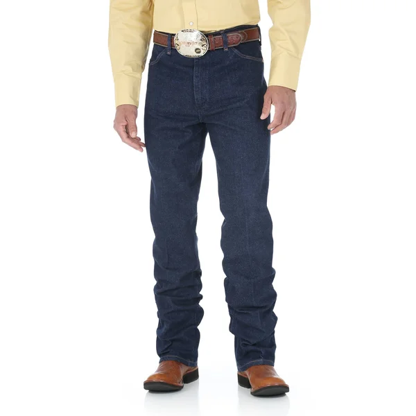 Wrangler Men's Cowboy Cut Navy Stretch Slim Fit Jean