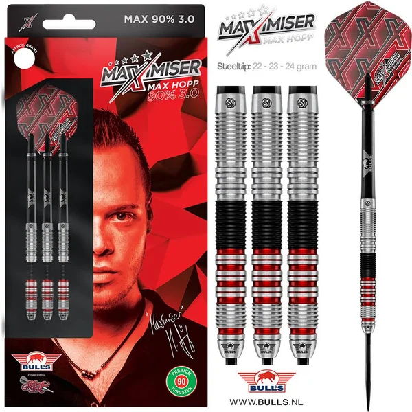 Bull&s Max Hopp 90% 3.0 24G Steel Tip Darts