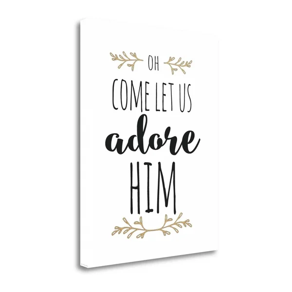 20x22 x 16x22 Oh Adore Him by Jo Moulton Fine Art Giclee Print
