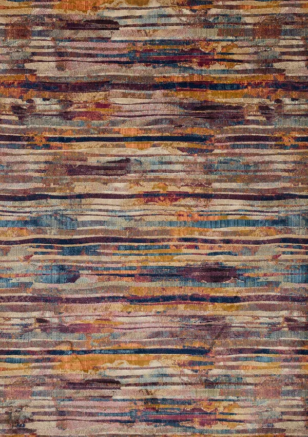 Loloi Dreamscape DM-03 7&10x22 x 11& Raspberry, Multi Rug